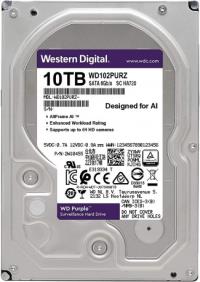WD 10TB WD102PURZ 5400RPM 256mb 7/24 HARDDİSK ORJİNAL ÜRÜN. - 1
